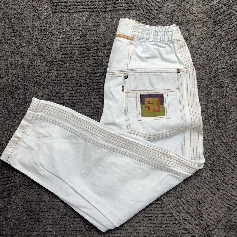 Vintage Levi's Sport Jeans Womens 24x23 USA Made Light Wash Straight 90s